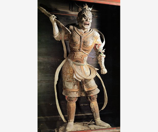 Illustration for article titled The colors on this digitally restored ancient statue are unreal